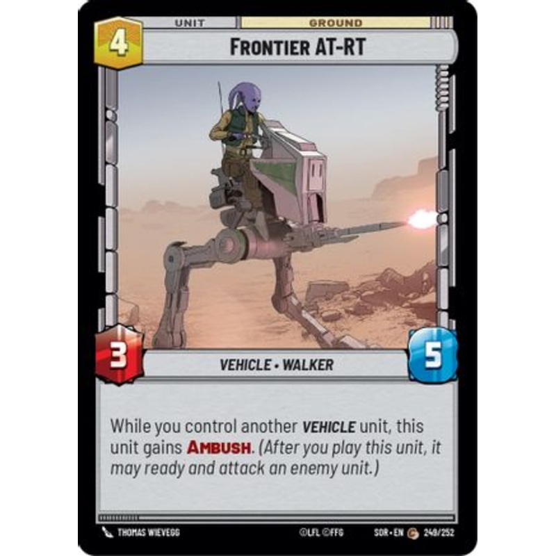 Frontier AT-RT (249/252) - Spark of Rebellion Foil