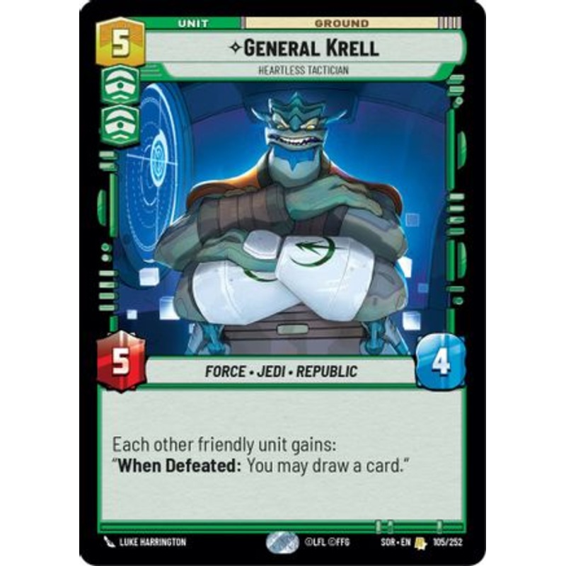 General Krell - Heartless Tactician (105/252) - Spark of Rebellion