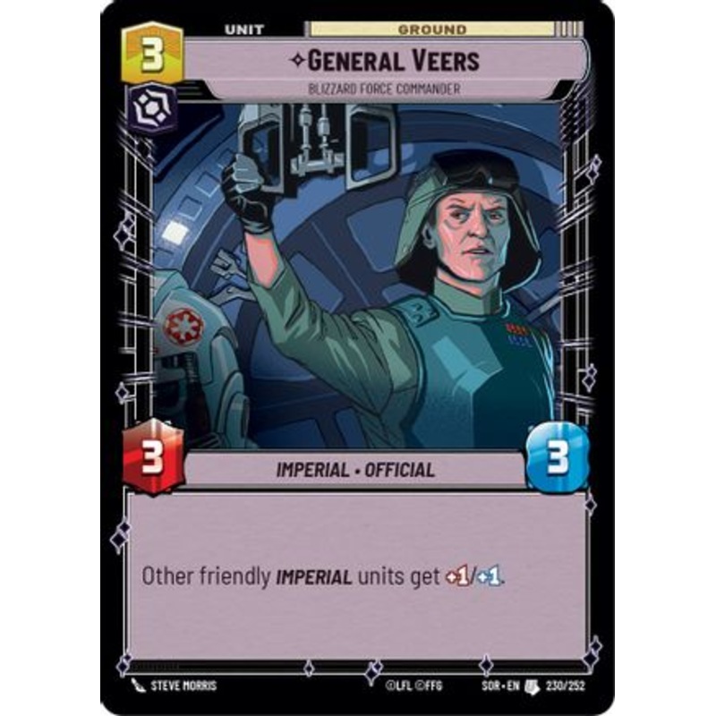 General Veers - Blizzard Force Commander (230/252) - Spark of Rebellion