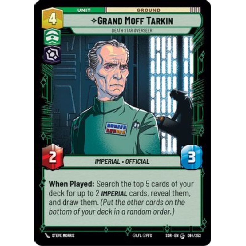 Grand Moff Tarkin - Death Star Overseer (084/252) - Spark of Rebellion