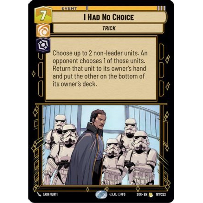I Had No Choice (187/252) - Spark of Rebellion