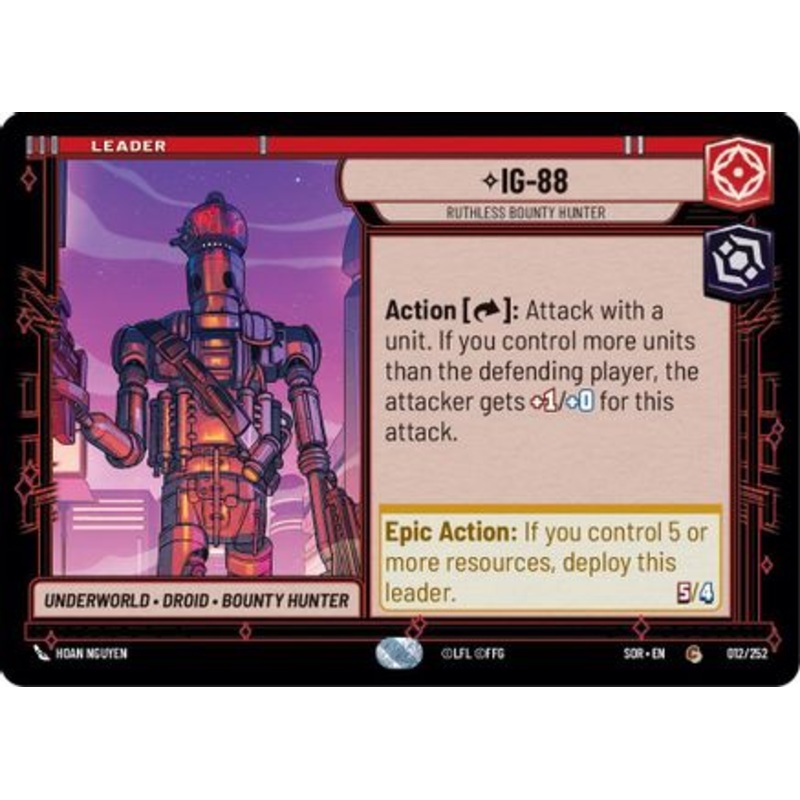 IG-88 - Ruthless Bounty Hunter (012/252) - Spark of Rebellion