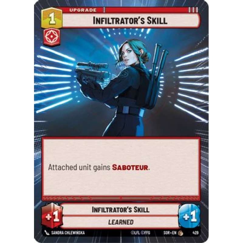 Infiltrator's Skill (Hyperspace) (429) - Spark of Rebellion Foil