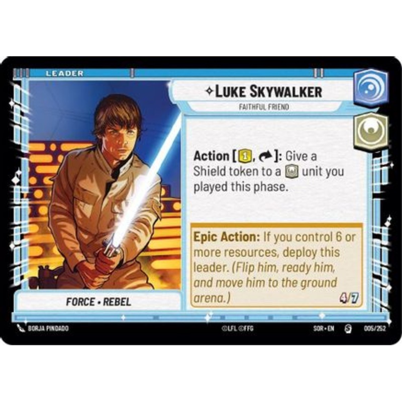 Luke Skywalker - Faithful Friend (005/252) - Spark of Rebellion
