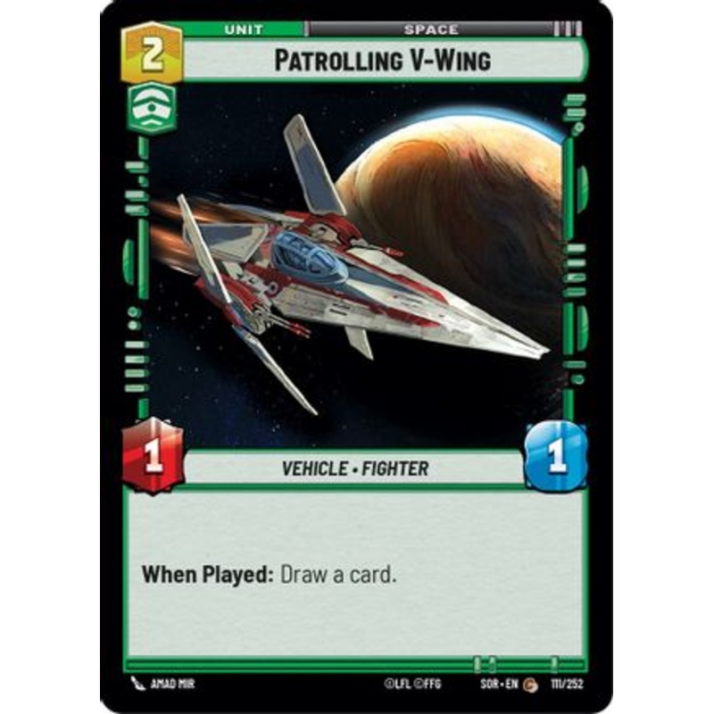 Patrolling V-Wing (111/252) - Spark of Rebellion
