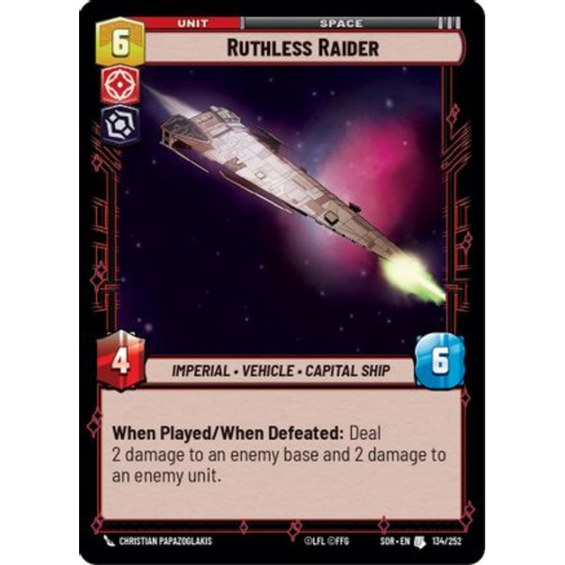 Ruthless Raider (134/252) - Spark of Rebellion