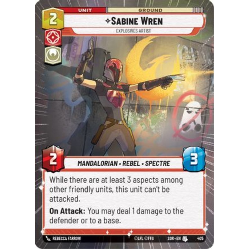 Sabine Wren - Explosives Artist (Hyperspace) (405) - Spark of Rebellion