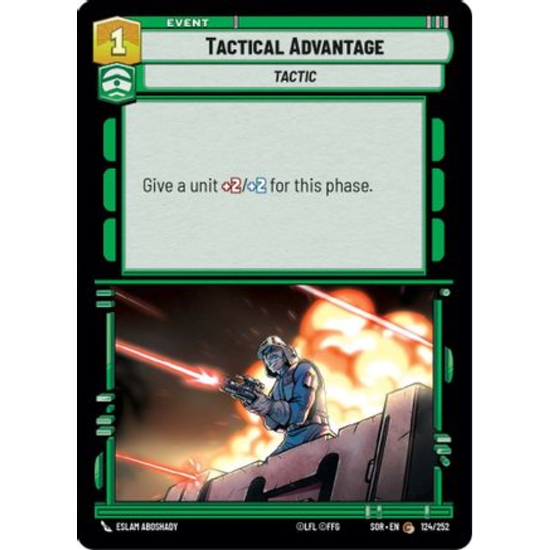 Tactical Advantage (124/252) - Spark of Rebellion Foil