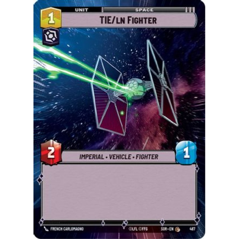 TIE/ln Fighter (Hyperspace) (487) - Spark of Rebellion Foil