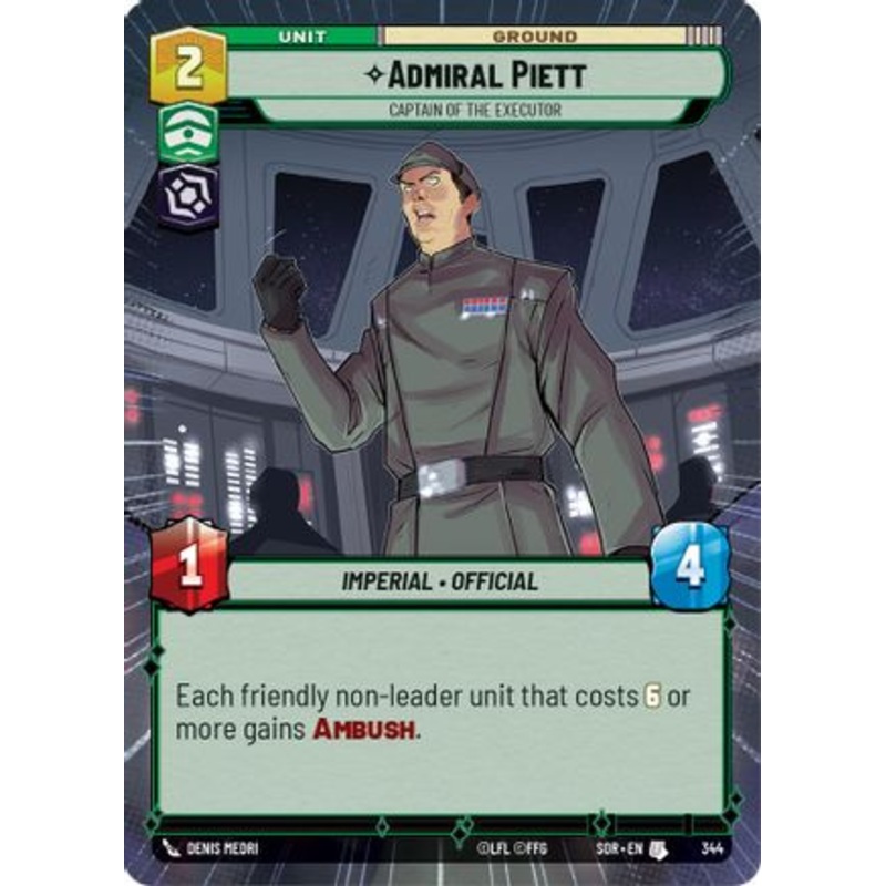 Admiral Piett - Captain of the Executor (Hyperspace) (344) - Spark of Rebellion
