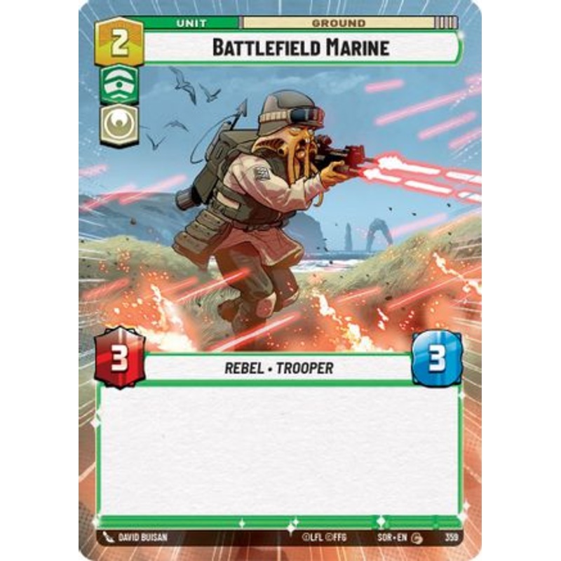 Battlefield Marine (Hyperspace) (359) - Spark of Rebellion Foil