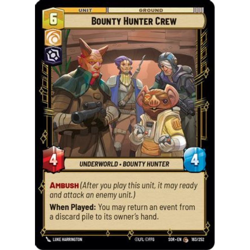 Bounty Hunter Crew (183/252) - Spark of Rebellion