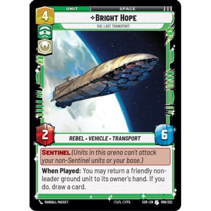 Bright Hope - The Last Transport (099/252) - Spark of Rebellion Foil