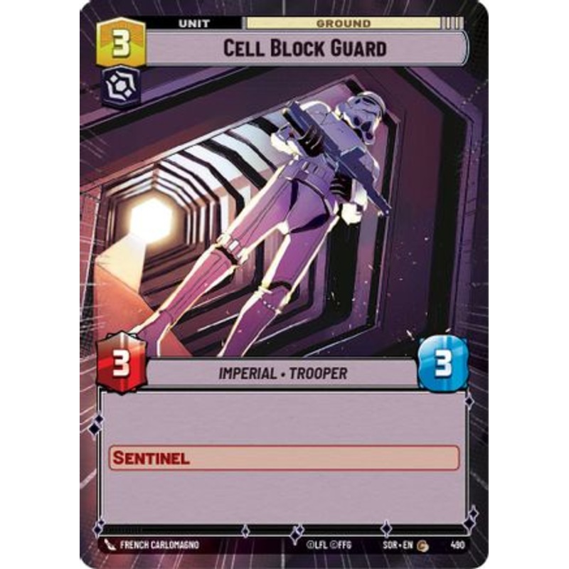 Cell Block Guard (Hyperspace) (490) - Spark of Rebellion Foil