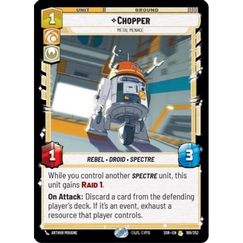 Chopper - Metal Menace (188/252) - Spark of Rebellion