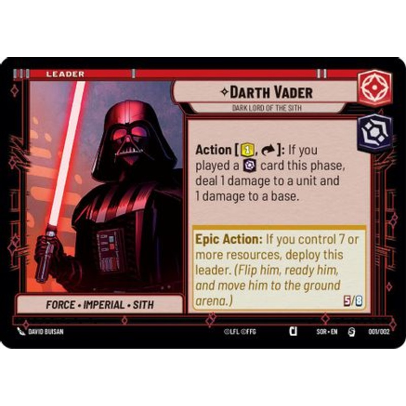 Darth Vader - Dark Lord of the Sith (001/002) - Prerelease Promos