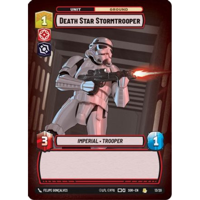 Death Star Stormtrooper (13/20) - Spark of Rebellion Weekly Play Promos Foil