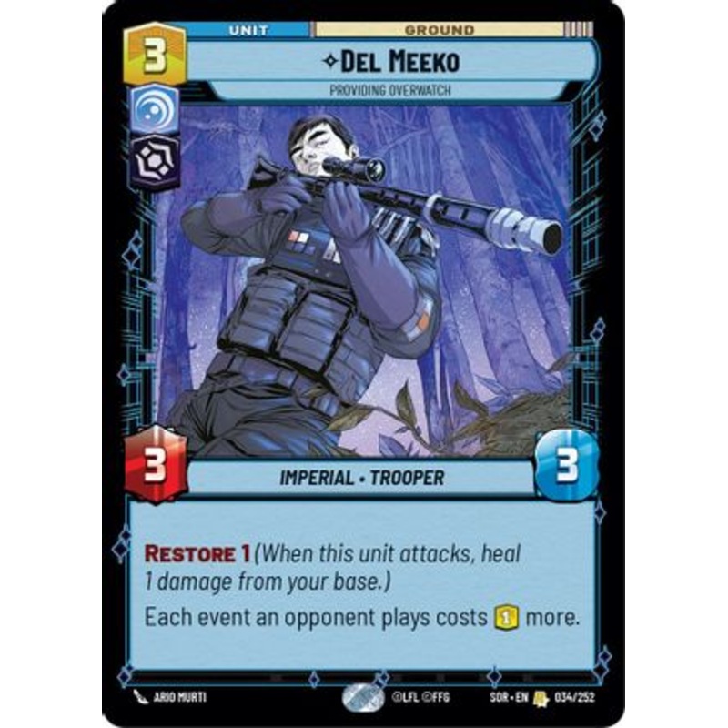 Del Meeko - Providing Overwatch (034/252) - Spark of Rebellion