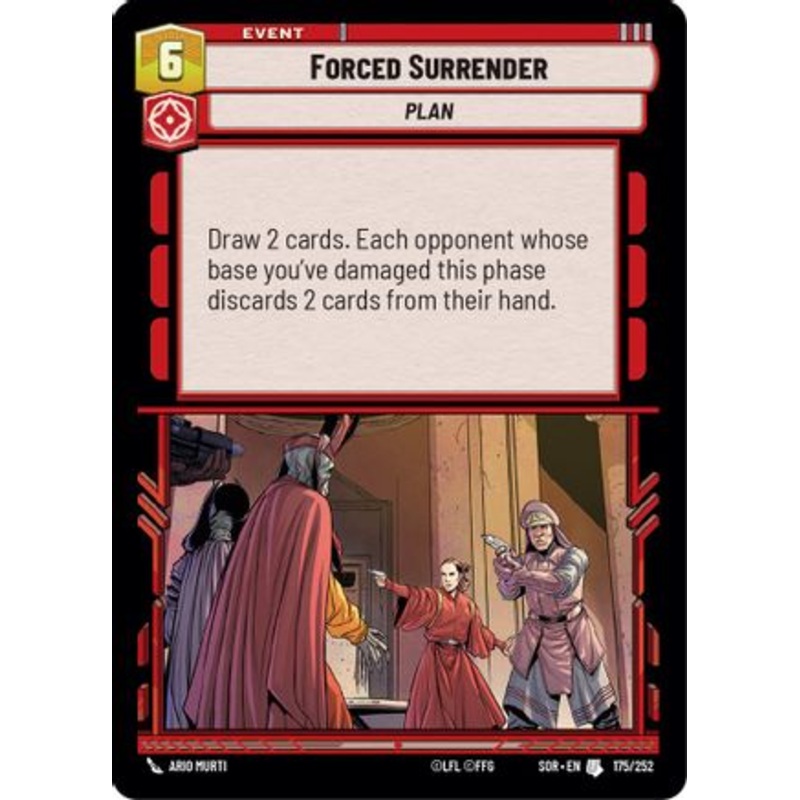 Forced Surrender (175/252) - Spark of Rebellion Foil