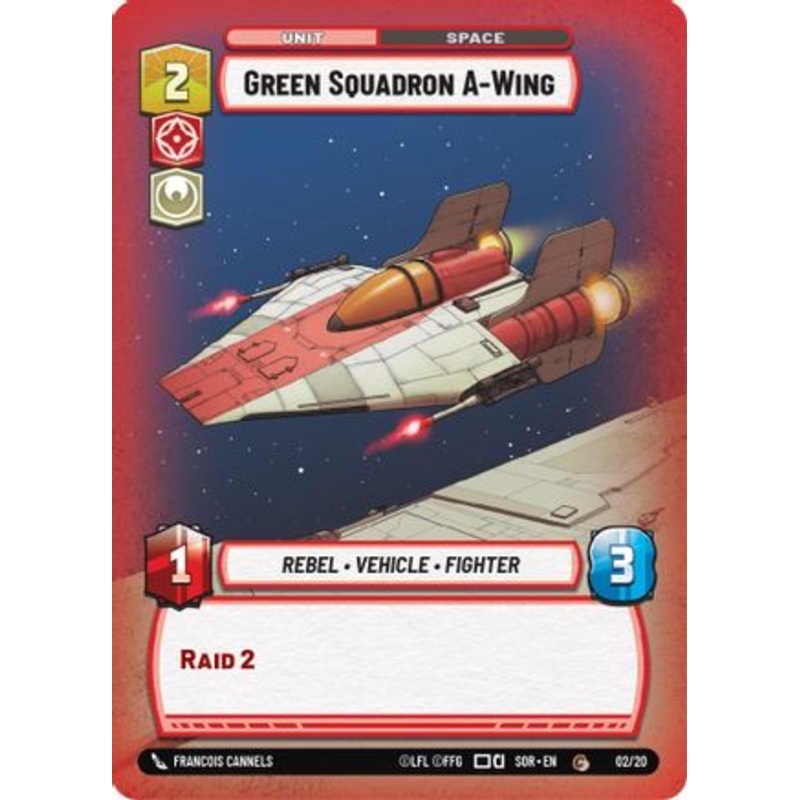 Green Squadron A-Wing (02/20) - Spark of Rebellion Weekly Play Promos