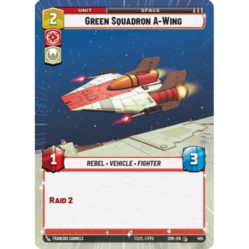 Green Squadron A-Wing (Hyperspace) (404) - Spark of Rebellion