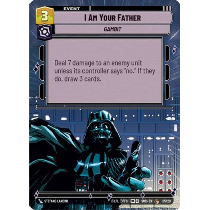 I Am Your Father (Hyperspace) (05/20) - Spark of Rebellion Weekly Play Promos