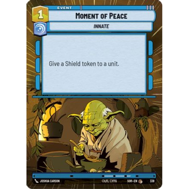 Moment of Peace (Hyperspace) (338) - Spark of Rebellion Foil