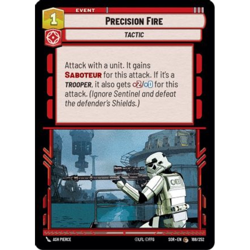 Precision Fire (168/252) - Spark of Rebellion Foil