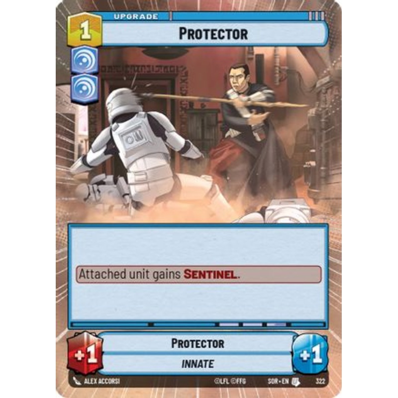 Protector (Hyperspace) (322) - Spark of Rebellion Foil