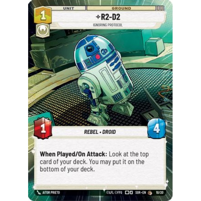 R2-D2 - Ignoring Protocol (Hyperspace) (10/20) - Spark of Rebellion Weekly Play Promos