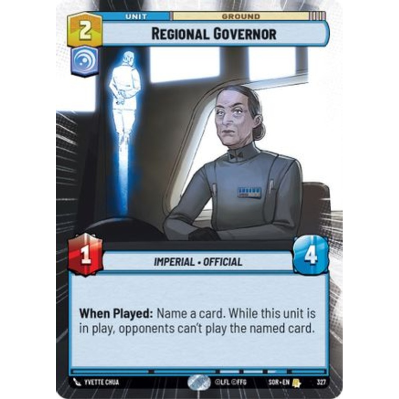 Regional Governor (Hyperspace) (327) - Spark of Rebellion Foil