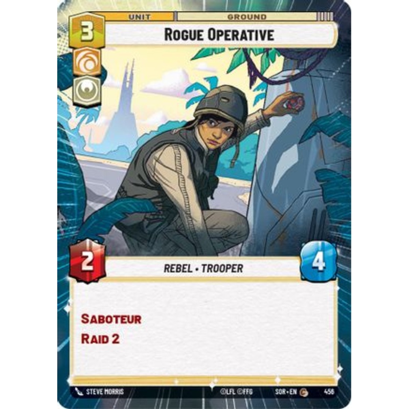 Rogue Operative (Hyperspace) (456) - Spark of Rebellion Foil