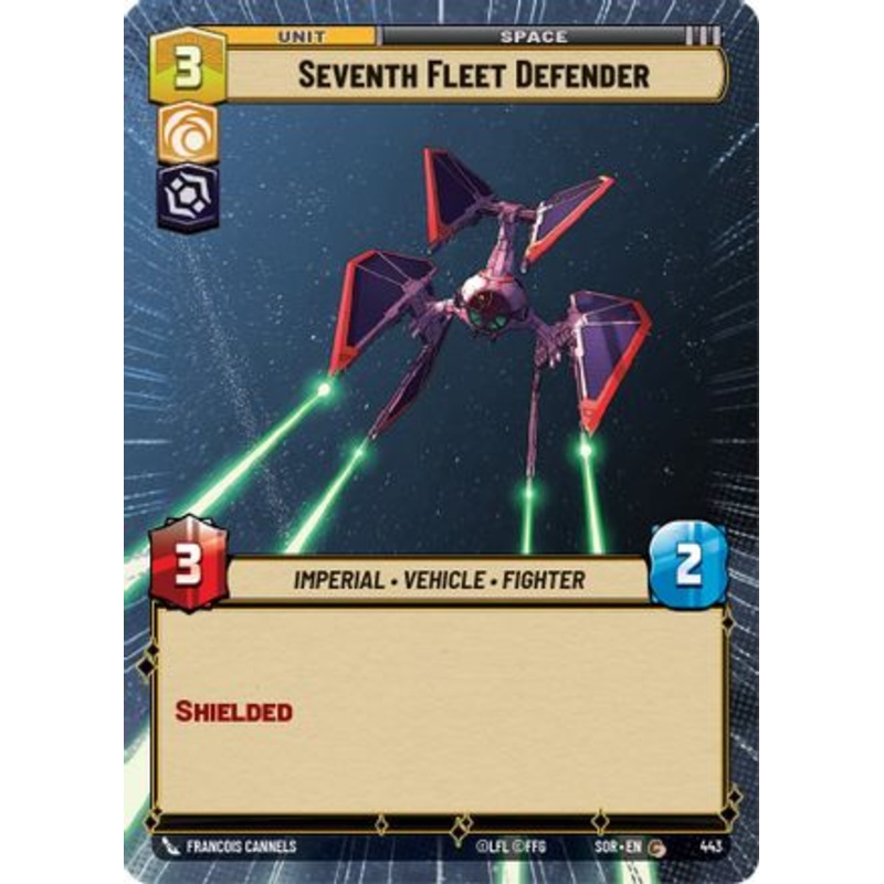 Seventh Fleet Defender (Hyperspace) (443) - Spark of Rebellion Foil