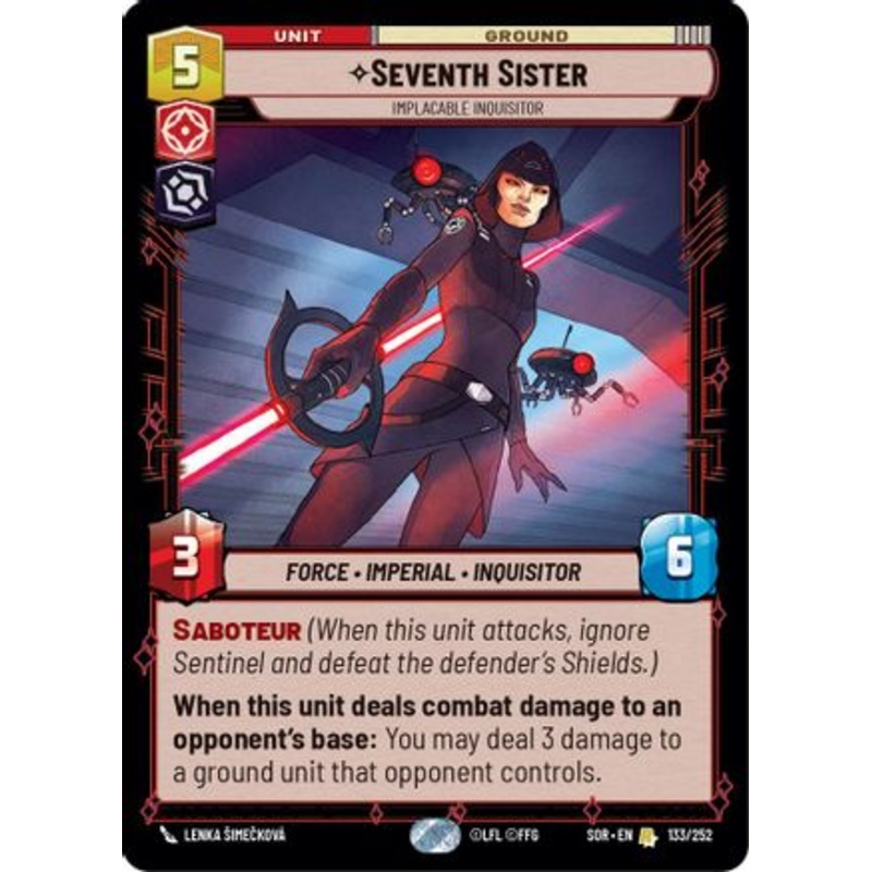 Seventh Sister - Implacable Inquisitor (133/252) - Spark of Rebellion