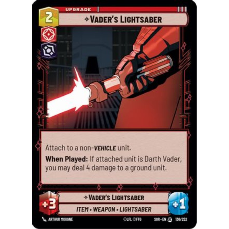 Vader's Lightsaber (136/252) - Spark of Rebellion