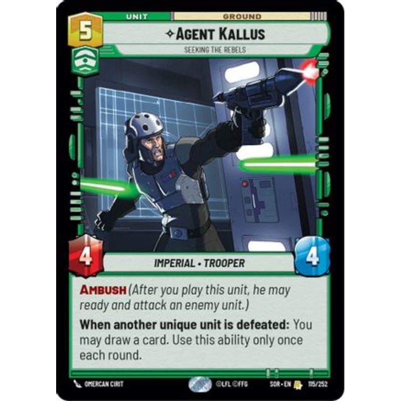 Agent Kallus - Seeking the Rebels (115/252) - Spark of Rebellion