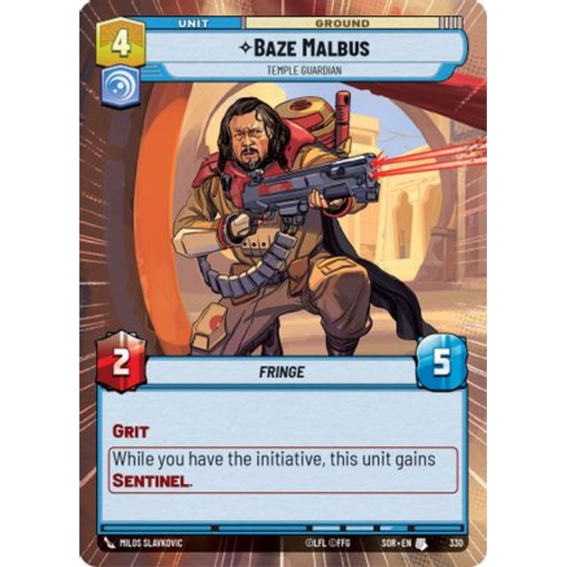 Baze Malbus - Temple Guardian (Hyperspace) (330) - Spark of Rebellion
