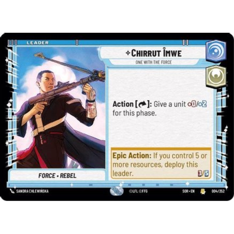 Chirrut Imwe - One With The Force (004/252) - Spark of Rebellion