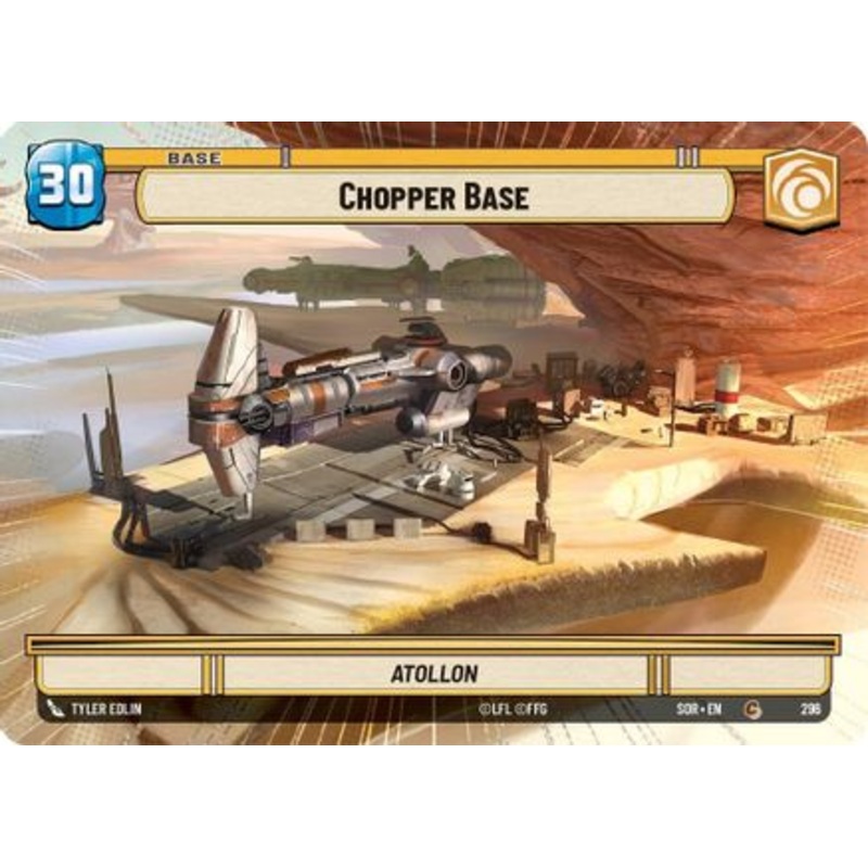 Chopper Base // Shield (Hyperspace) (296 // T04) - Spark of Rebellion