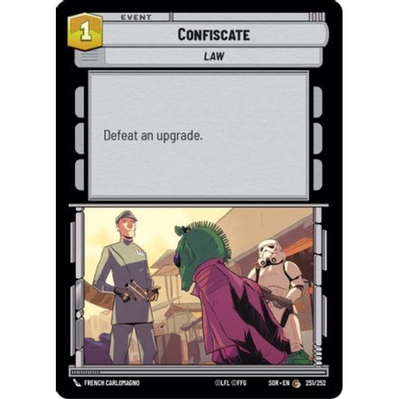 Confiscate (251/252) - Spark of Rebellion Foil
