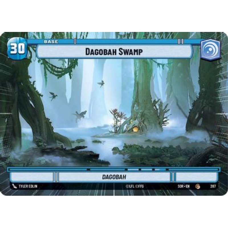 Dagobah Swamp // Shield (Hyperspace) (287 // T04) - Spark of Rebellion