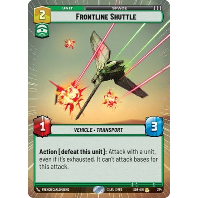 Frontline Shuttle (Hyperspace) (374) - Spark of Rebellion