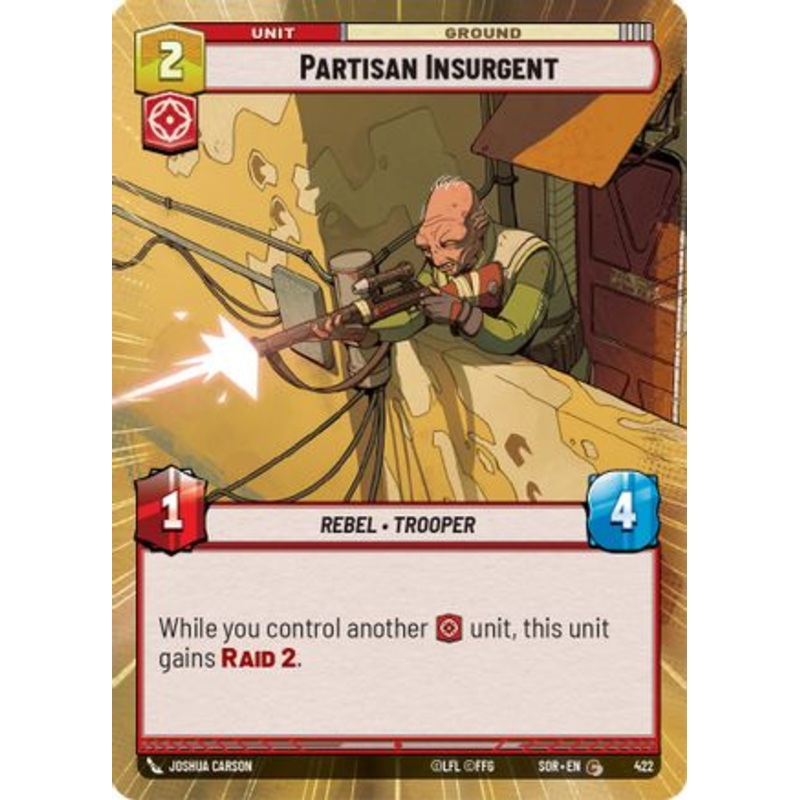 Partisan Insurgent (Hyperspace) (422) - Spark of Rebellion Foil