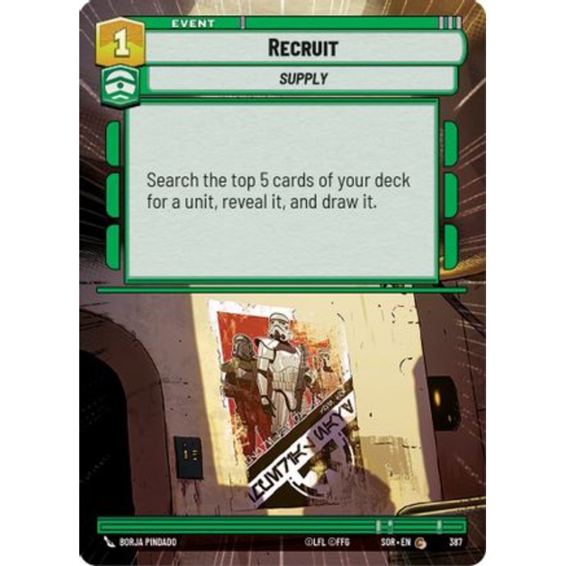 Recruit (Hyperspace) (387) - Spark of Rebellion Foil