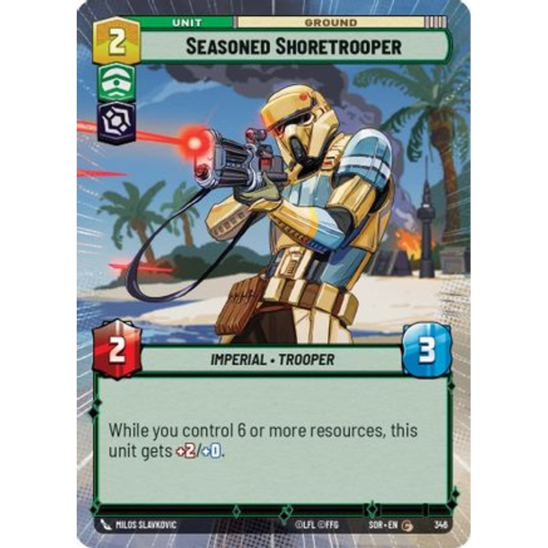 Seasoned Shoretrooper (Hyperspace) (346) - Spark of Rebellion Foil
