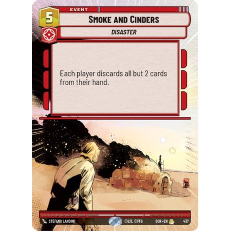 Smoke and Cinders (Hyperspace) (437) - Spark of Rebellion Foil
