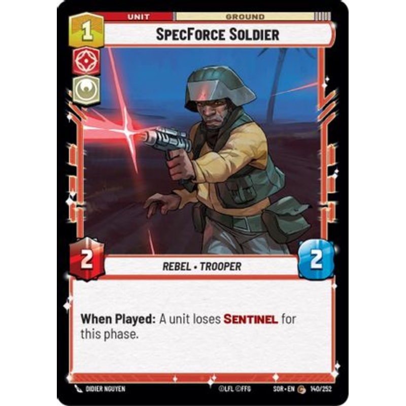 SpecForce Soldier (140/252) - Spark of Rebellion Foil