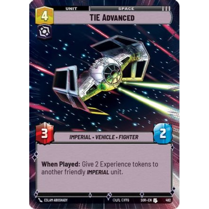 TIE Advanced (Hyperspace) (492) - Spark of Rebellion