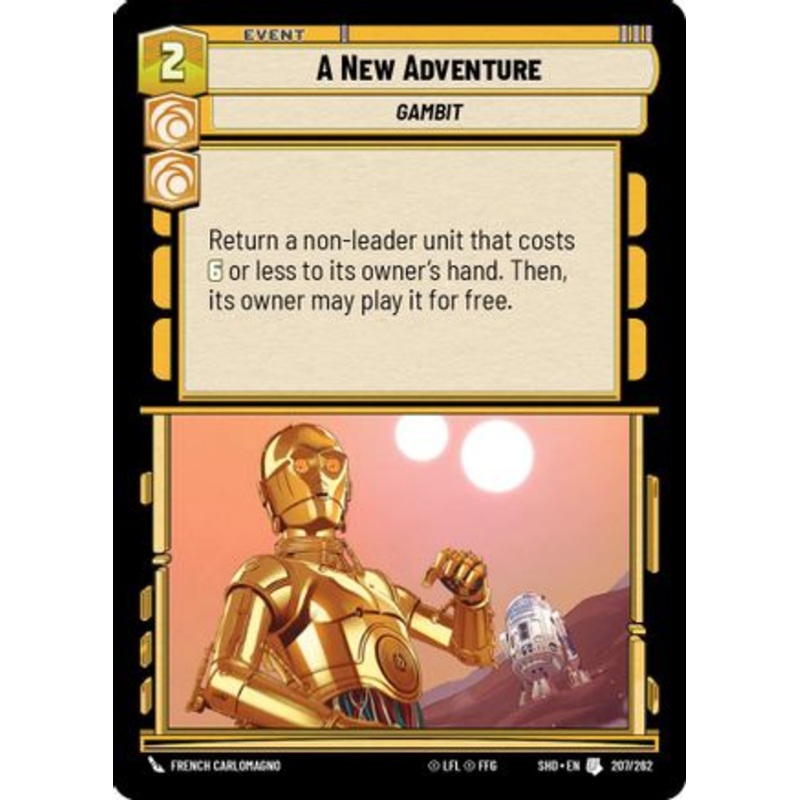 A New Adventure (207/262) - Shadows of the Galaxy Foil