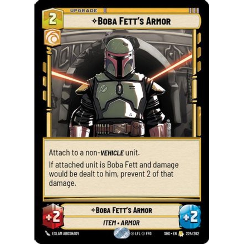 Boba Fett's Armor (224/262) - Shadows of the Galaxy Foil
